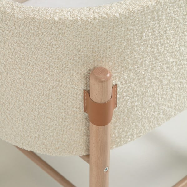 Biela postieľka 39x72 cm Adara – Kave Home-image-1