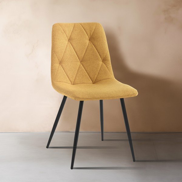 Okrovožlté jedálenské stoličky v súprave 2 ks Mesh – Tomasucci-image-1