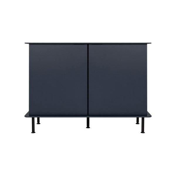 Tmavomodrá komoda s otvorom pre káble 120x88x50 cm Suumo – noo.ma-image-2