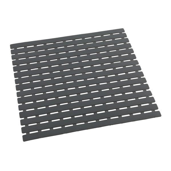 Tmavosivá podložka do sprchového koutu Wenko Arinos, 54 × 54 cm-image-2