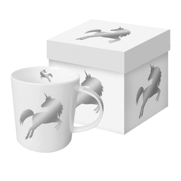 Porcelánový hrnček PPD Silver Unicorn, 450 ml