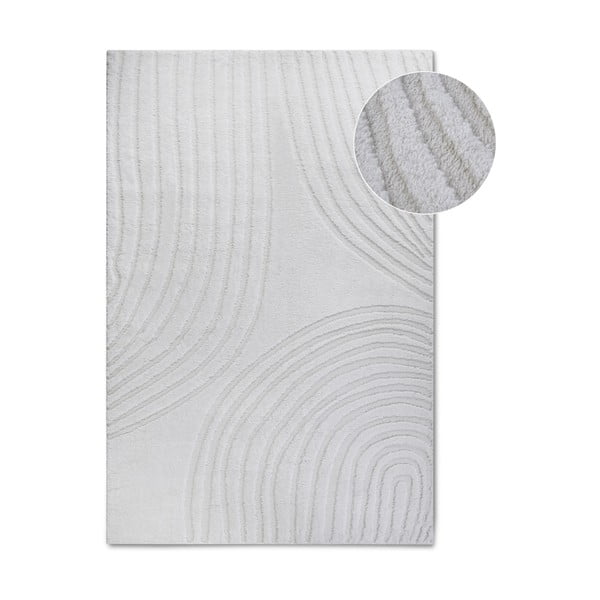 Krémovobiely koberec 200x280 cm Pigment Cream White – Elle Decoration