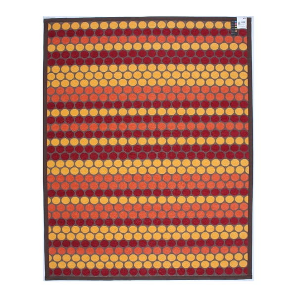 Koberec NW Brown/Red/Yellow, 80x150 cm