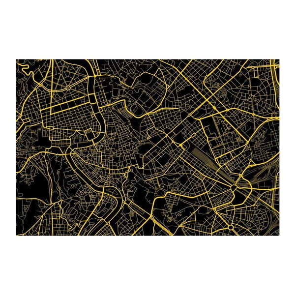 Obraz Homemania Maps Rome, 70 × 100 cm
