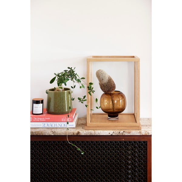 Súprava 2 zelených keramických kvetináčov Hübsch Herb-image-1