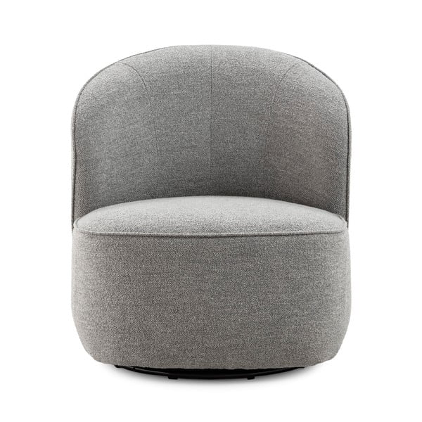 Svetlosivé otočné kreslo Edna – MOME-image-1