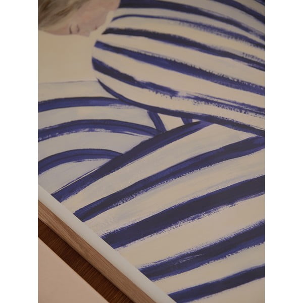 Plagát 50x70 cm Blue Stripe at Concorde – Sofia Lind – The Poster Club-image-2