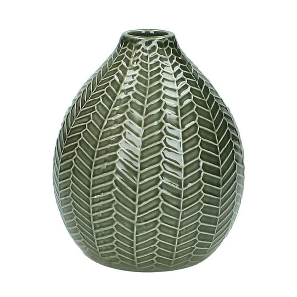 Sivá keramická váza HF Living, 15 cm