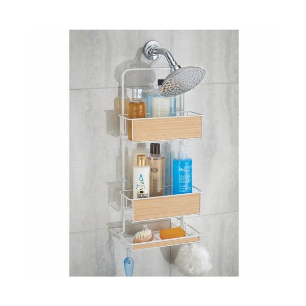 Závesná polica InterDesign Shower Caddy, výška 63,5 cm-image-3