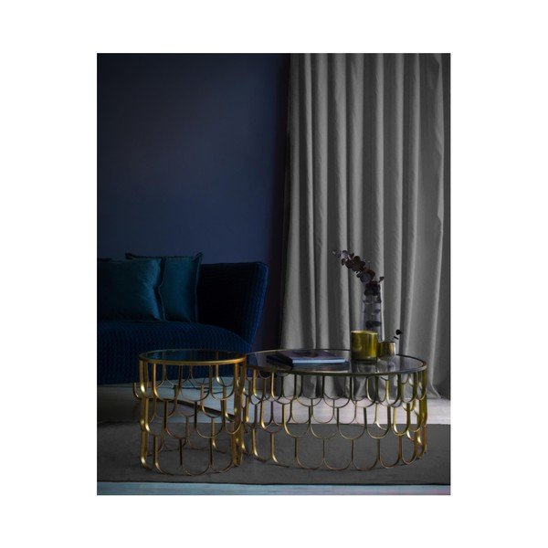 Sivý záves zo zamatu Velvet Atelier, 140 × 260 cm-image-2