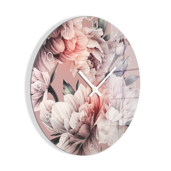 Sklenené nástenné hodiny ø 30 cm - Styler-image-3