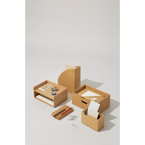 Drevený organizér na písacie potreby Staple – Hübsch-image-4