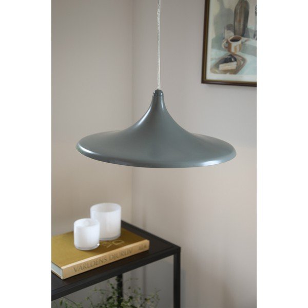 Sivé kovové LED so stmievačom závesné svietidlo ø37x13 cm Beam – Markslöjd-image-1