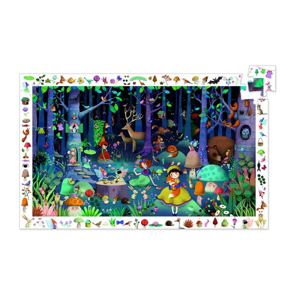 Detské puzzle Djeco Observation Rozprávkový les