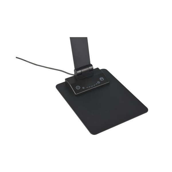 Čierna LED stmievateľná stolová lampa (výška 72 cm) Travis – Trio-image-4