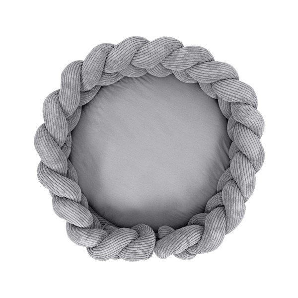 Sivé hniezdočko pre bábätko 100x100 cm – Meowbaby