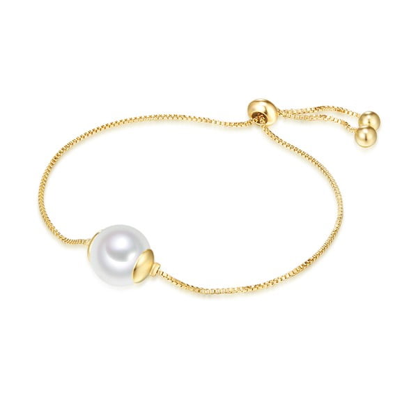 Náramok s perlou Nova Pearls Copenhagen Goldie Amandine