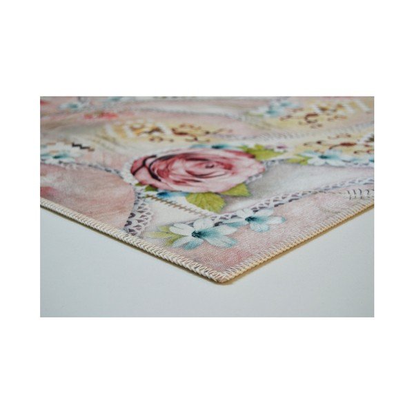 Odolný koberec Vitaus Rosa, 50 × 80 cm-image-1
