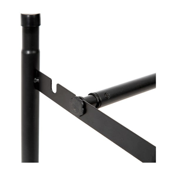 Čierny kovový teleskopický stojan na topánky – Compactor-image-4