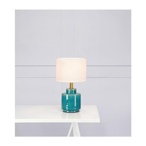 Modro-biela stolová lampa Markslöjd Cous-image-2