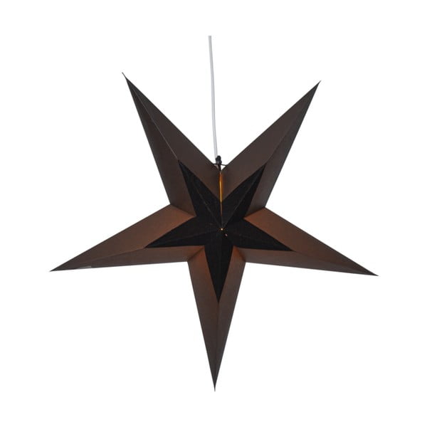 Čierna vianočná svetelná dekorácia Star Trading Diva, ø 60 cm-image-1