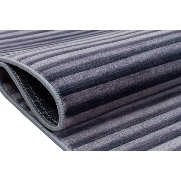Sivý umývateľný koberec 160x100 cm - Vitaus-image-3