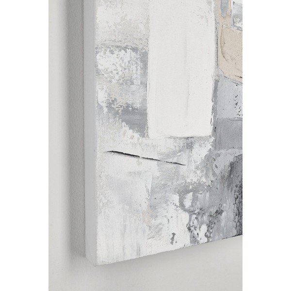 Tlačený/s ručne maľovanými prvkami obraz na plátne 80x80 cm Crown – Bizzotto-image-1