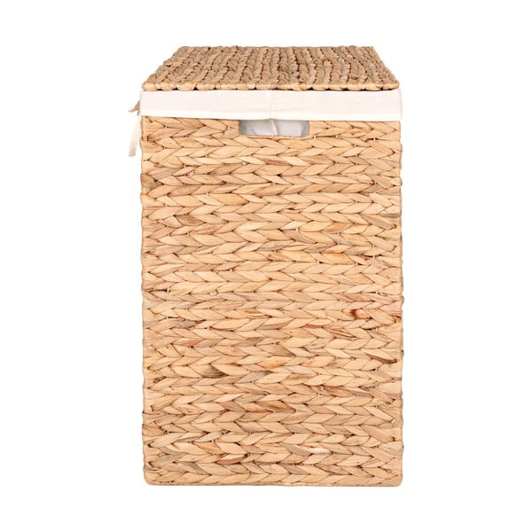 Kôš na bielizeň z vodného hyacintu v prírodnej farbe Passo – House Nordic-image-4