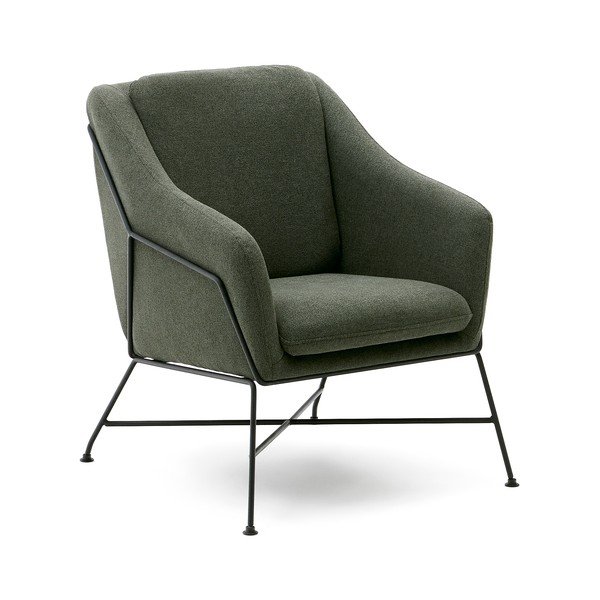 Zelené kreslo Brida – Kave Home