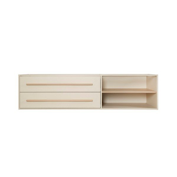 Béžová zásuvka pod detskú posteľ Flexi Grow – Roba-image-2