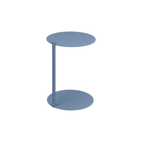 Oceľový okrúhly odkladací stolík 41x40 cm Ande – noo.ma-image-2