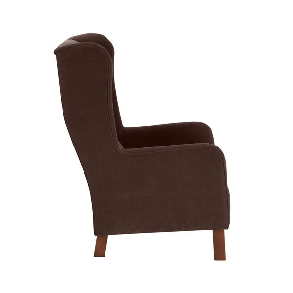 Hnedé kreslo Max Winzer Bruno Velor-image-2
