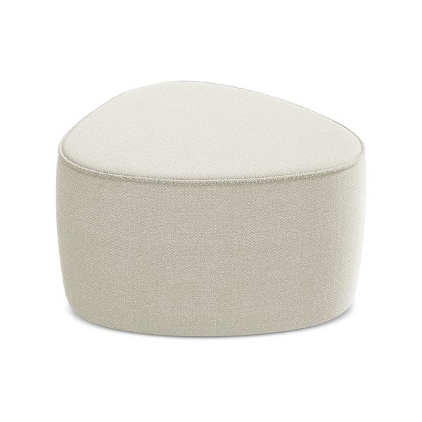 Krémovobiely taburet Keo – Makamii