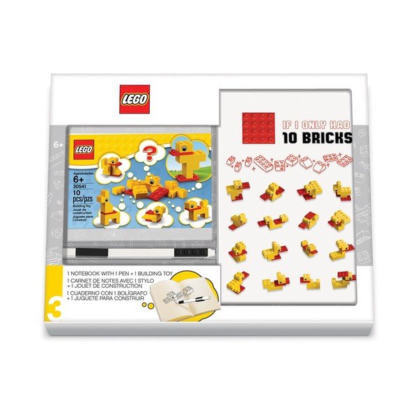 Sada zápisníka, pera a stavebnice LEGO® Stationery Classic Ducks-image-1