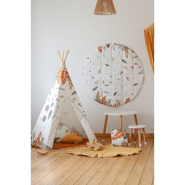 Biela detská hracia podložka Forest Friends - Moi Mili-image-3