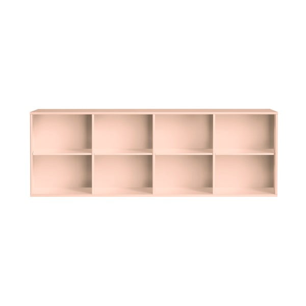 Svetloružová závesná knižnica 176x61x42 cm Mistral – Hammel Furniture