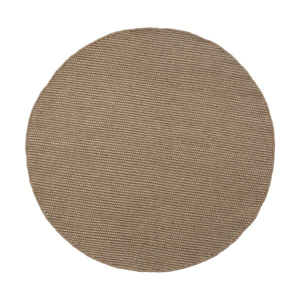Vlnený koberec Asko, 150 cm, sivý