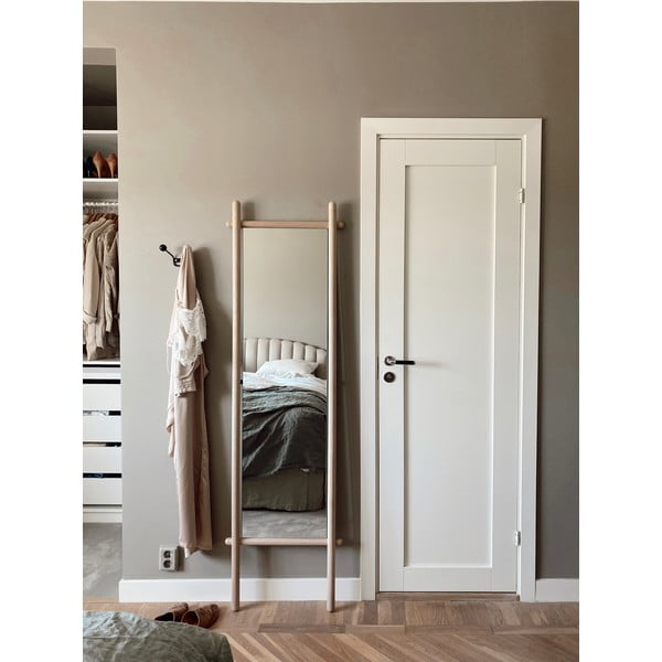 Stojacie zrkadlo s dreveným rámom 52x180 cm Milford - Rowico-image-1