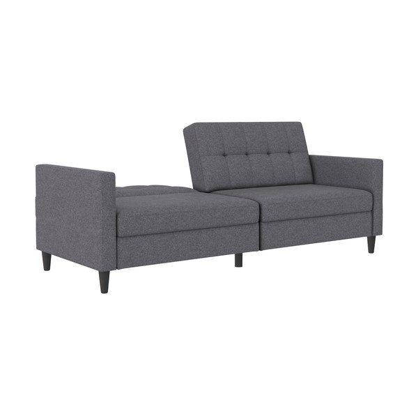 Sivá rozkladacia pohovka 203 cm Hartford – Støraa-image-4