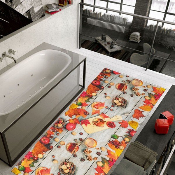 Vysokoodolný koberec Webtappeti Rum E Cannella, 58 x 80 cm
