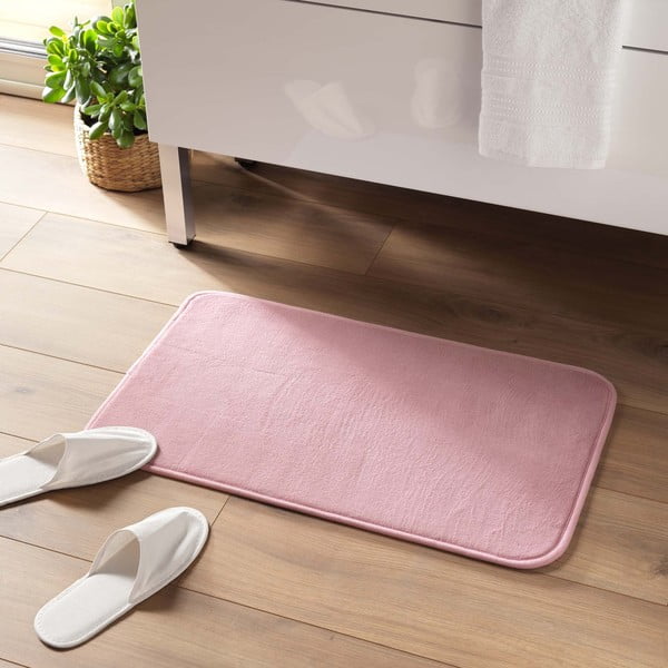 Ružová kúpeľňová predložka 45x75 cm Vitamine – douceur d'intérieur-image-1