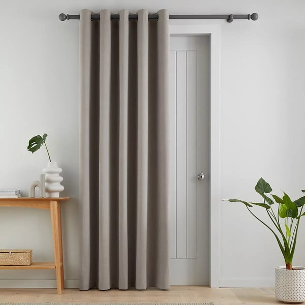 Sivý zatemňovací/termo záves do dverí 168x213 cm Wilson – Catherine Lansfield-image-1
