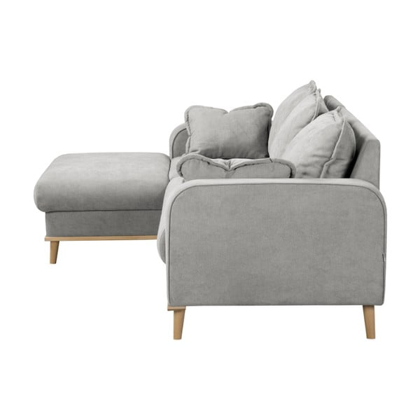 Svetlosivá rohová pohovka (ľavý roh) Beata - Ropez-image-4