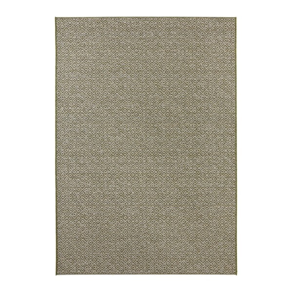Zelený koberec vhodný aj do exteriéru Elle Decoration Bloom Croi×, 160 x 230 cm