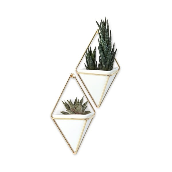 Závesné keramické kvetináče na bylinky v súprave 2 ks Trigg – Umbra-image-3