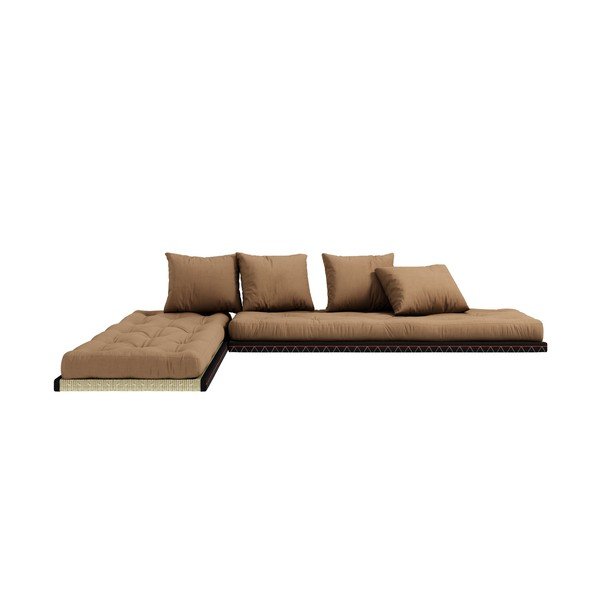 Rozkladacia pohovka s hnedým poťahom Karup Design Chico Mocca-image-4