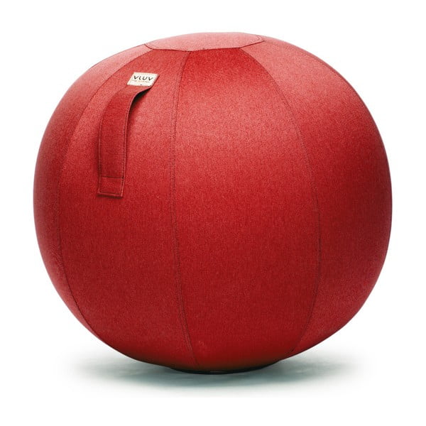Červená lopta na sedenie VLUV Leiva, Ø 70 - 75 cm
