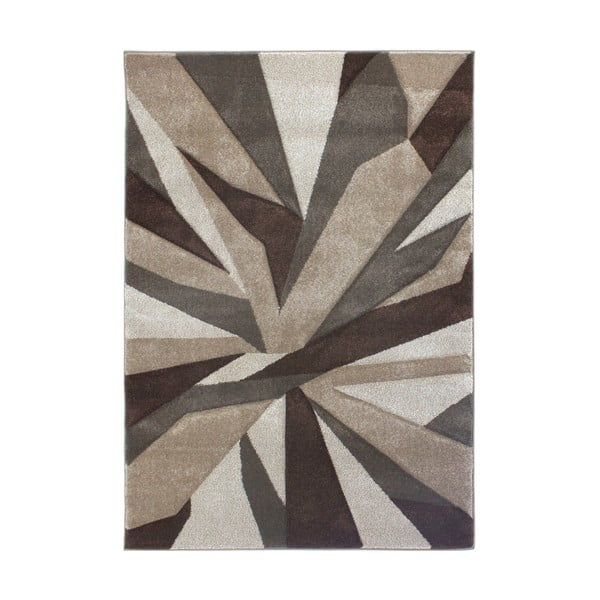 Béžovo-hnedý koberec Flair Rugs Shatter Beige Brown, 80 × 150 cm