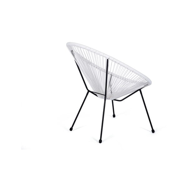 Biele kovové/plastové záhradné kreslo Avocado Comfort – Bonami Selection-image-3