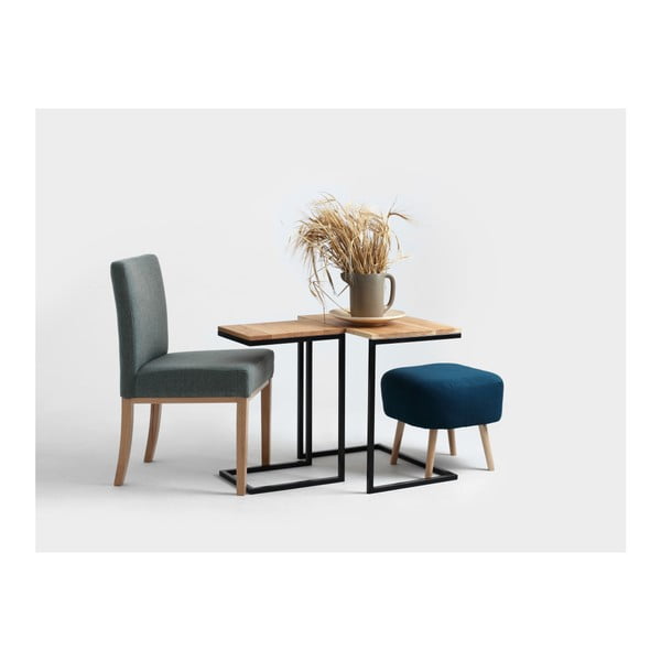 Odkladací stolík s čiernou konštrukciou CustomForm Lupe-image-3